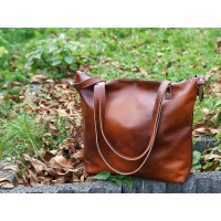 TOT24 Genuine Leather Tote Bag For Womens Bags
