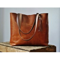 TOT1 Buffalo Leather Tote Bag For Womens 