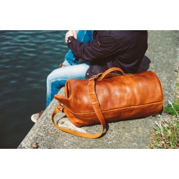 LG28 Travel Luggage Bag Genuine Leather Bag For Men
