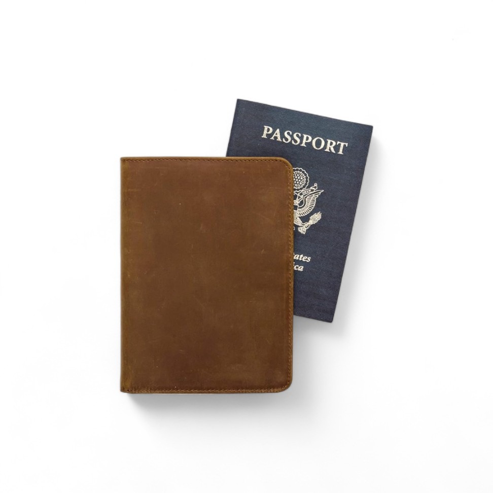 Handmade Leather Passport Cover