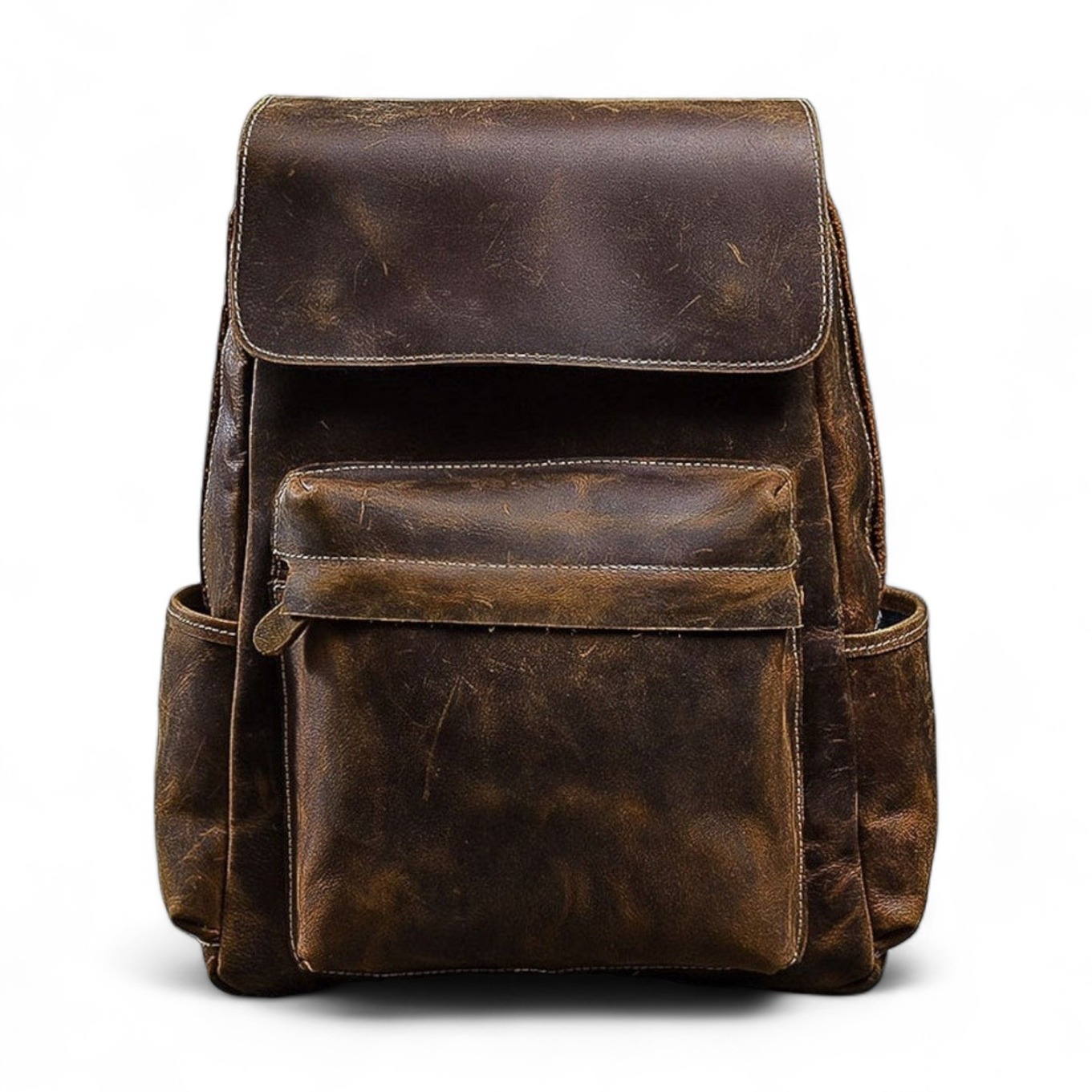 Seeker Leather Backpack