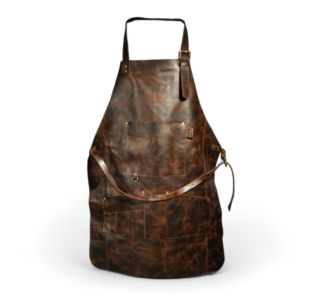 Premium Leather Apron for Barbecue