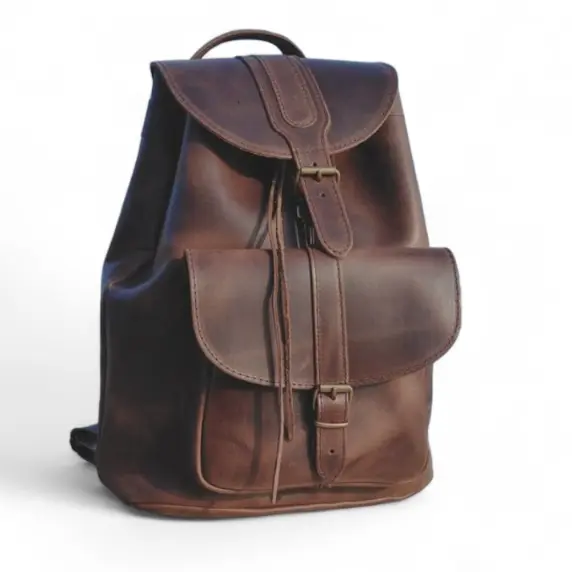 Trendy Leather Backpack