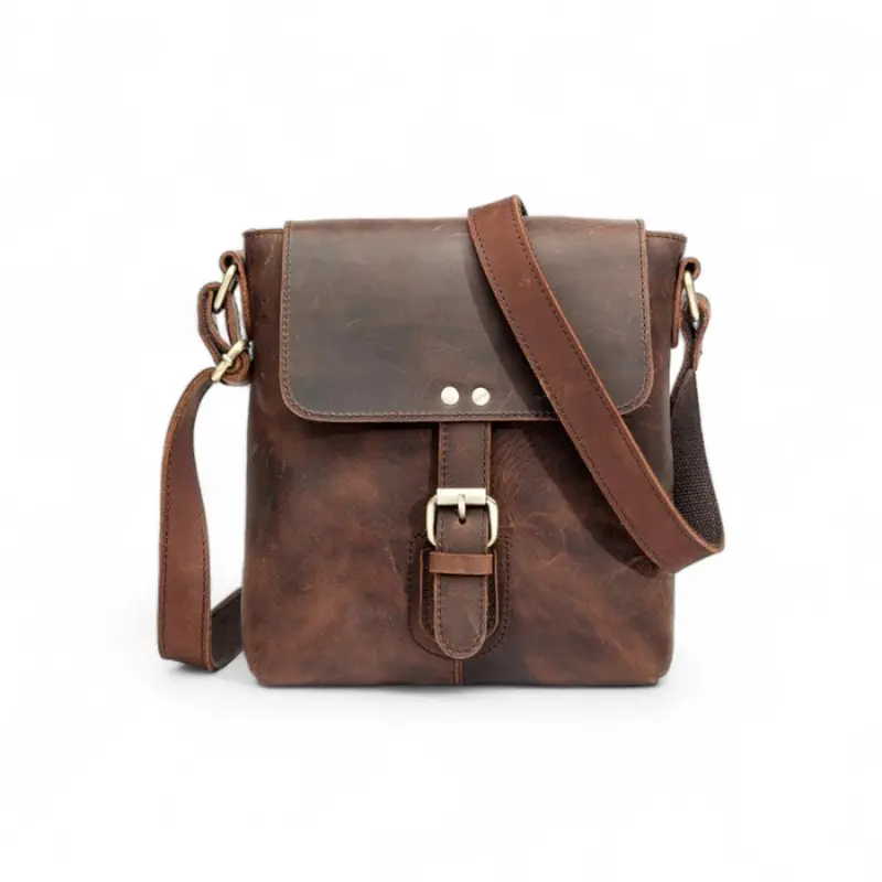 City Sleek Leather Sling Bag