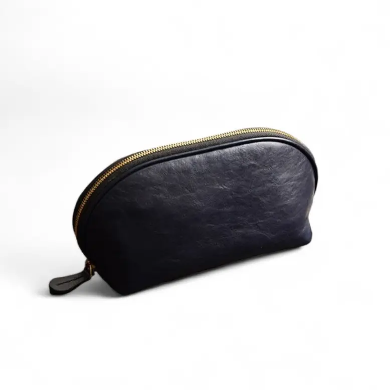 Stellar Leather Cosmetic Bag